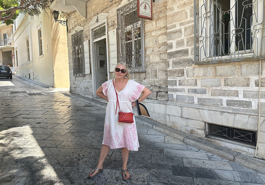 A Colourful Walk in Syros