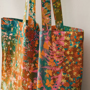 Siblings Cotton Tote Bag Myriad
