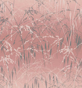 Meadow Grass Wallpaper Sample - Shell & Pewter (120370)