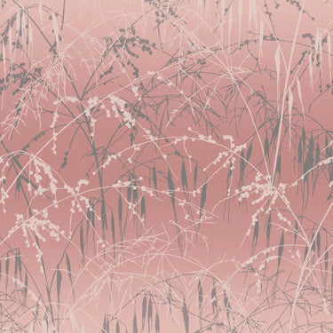 Meadow Grass Wallpaper Sample - Shell & Pewter (120370)