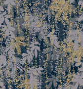 Canopy Wallpaper Sample - French Navy (120382)