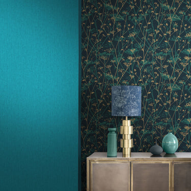 Tisbury Wallpaper - Teal (120392)