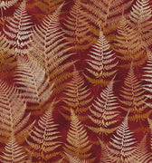 Woodland Fern Wallpaper Sample - Rust (120402)