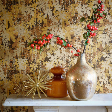 Canopy Wallpaper - Antique Gold (120403)