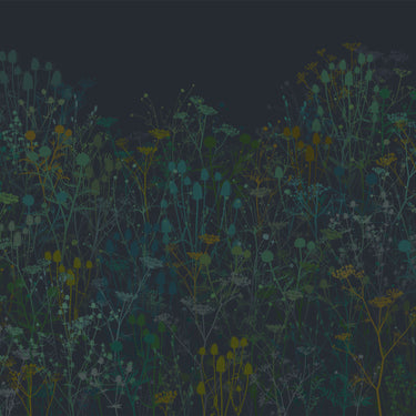 Tania's Garden Bespoke Mural - Midnight