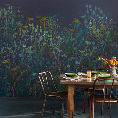 Tania's Garden Bespoke Mural - Midnight