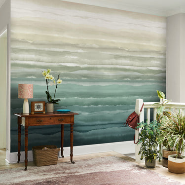 Strata Bespoke Mural - Jade