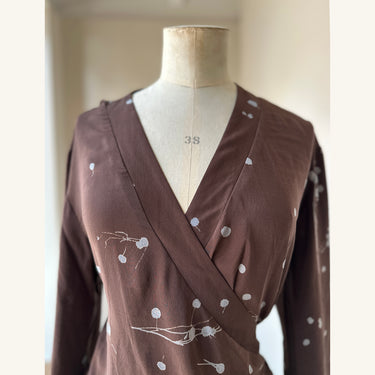 Archive Wrap Dress #010