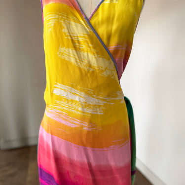 Archive Wrap Dress #018