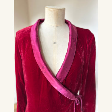 Archive Velvet Wrap Jacket #044