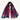 Ash Leaf Cashmere Scarf - Raspberry