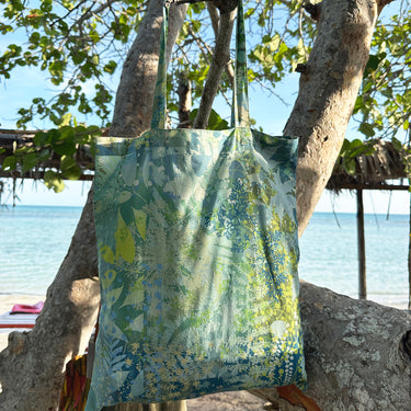 Cotton Tote Bag - Myriad Lagoon