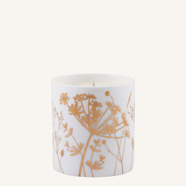 Umbellifer Gold Ceramic Candle – Lavender & Bergamot