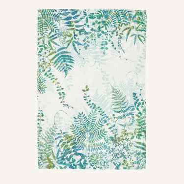 Cascading Kaleidoscope Tea Towel - Teal