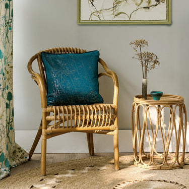 Whispering Grass Cushion - Peacock