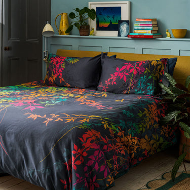 Virginia Creeper Bed Linen Set - Jewel