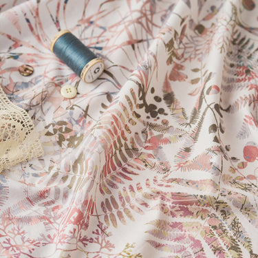 Cloud Forest Cotton Poplin Fabric - Shell