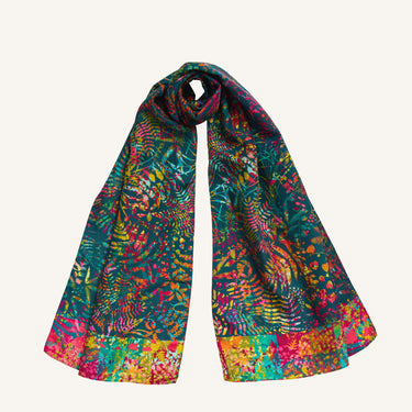 Cloud Forest Silk Scarf - Rainbow