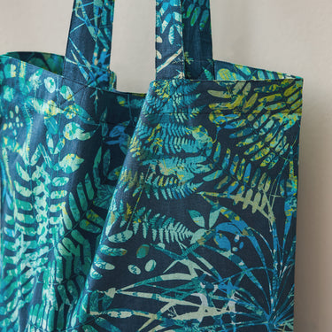 Cotton Tote Bag - Cloud Forest Teal
