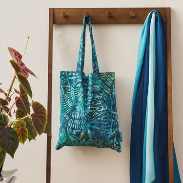 Cotton Tote Bag - Cloud Forest Teal