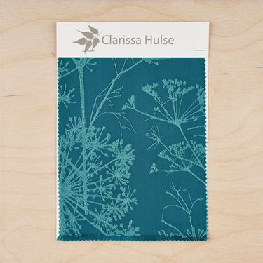 Fennel Flower Fabric Sample – Peacock