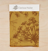 Fennel Flower Fabric Sample – Yellow Ochre