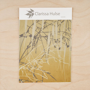 Meadow Grass Velvet Sample – Yellow Ochre