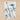 Summer Border Fabric Sample - Blue