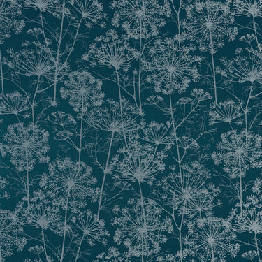 Fennel Flower Fabric – French Navy