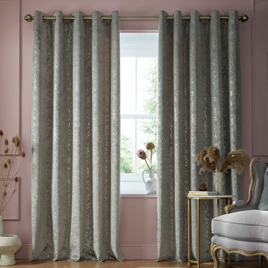 Gypsophila - Ready Made Velvet Curtains