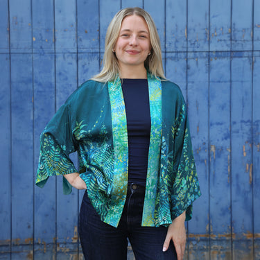 Kimono Jacket - Peacock