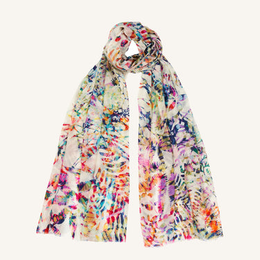 Kaleidoscope Cashmere Scarf - Rainbow