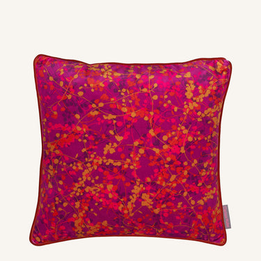 Maidenhair Vine Velvet Cushion – Sunset