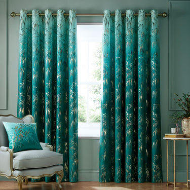 Meadow Grass - Ready Made Velvet Curtains