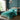 Meadow Grass Velvet Cushion – Teal