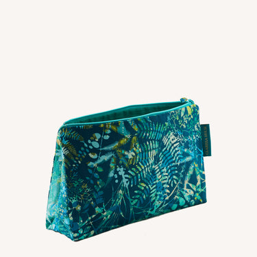 Cloud Forest Fabric Pouch Medium - Teal