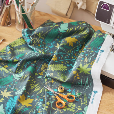 Mini Mix Cotton Poplin Fabric - Forest