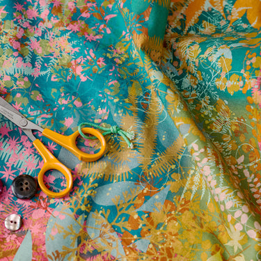 Myriad Cotton Poplin Fabric - Autumn
