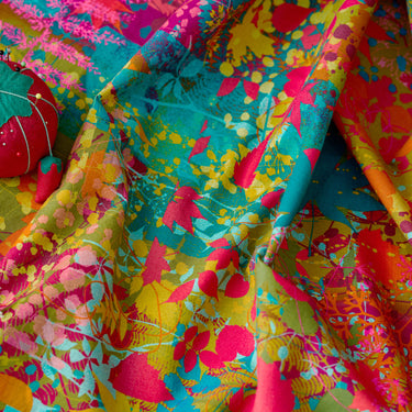 Myriad Cotton Poplin Fabric - Rainbow