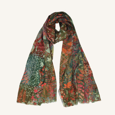 Myriad silk scarf - Autumn