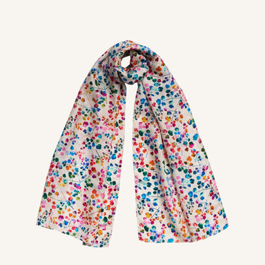 Rue Silk Scarf - Rainbow