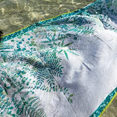 Sarong & Bag Set - Cascading Kaleidoscope Lagoon
