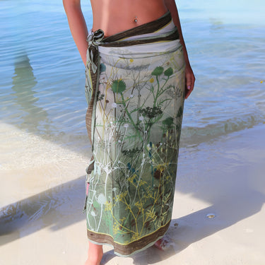 Sarong & Bag Set - Tania's Garden Olive
