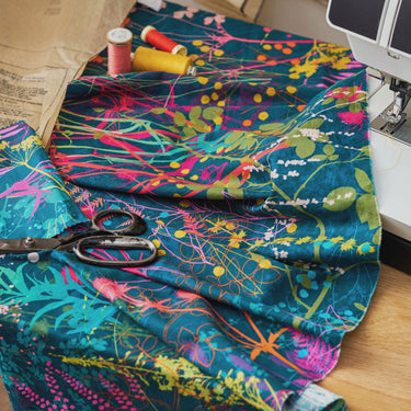 Serendipity Cotton Poplin Fabric - Rainbow