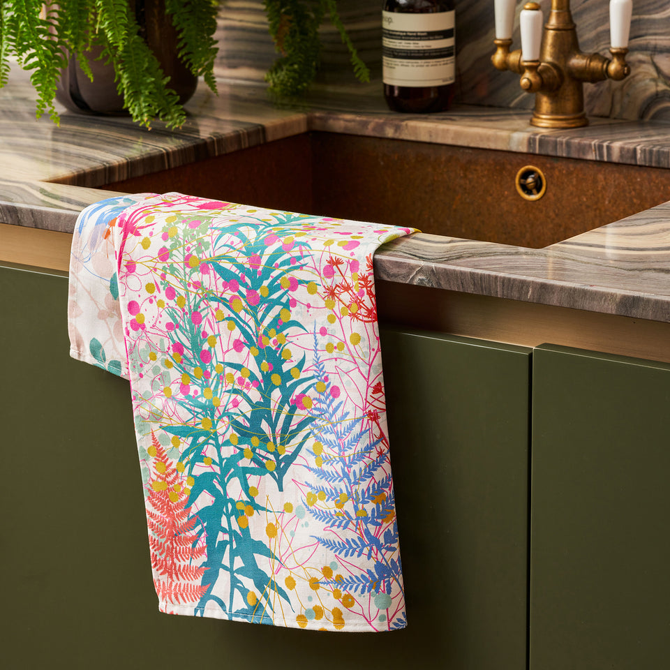 Serendipity Tea Towel Rainbow Clarissa Hulse