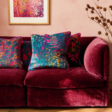 Serendipity Velvet Cushion - Multi