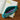 Myriad Fabric Pouch - Small - Teal