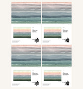 Strata Bespoke Mural Sample Pack - Dawn