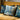 Tania's Garden Cushion - Midnight/Turmeric