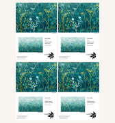 Tania's Garden Bespoke Mural Sample Pack - Peacock